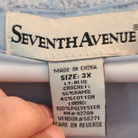 Elegant Seventh Avenue Plus Size 3X Cardigan - Picture 2 of 9